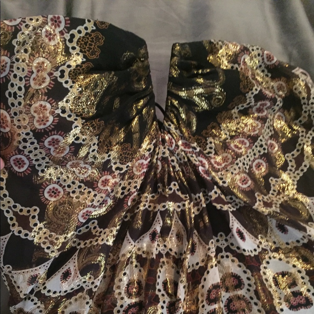 Nicole Miller Sparkly Mini Dress/Top